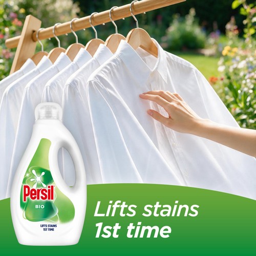 Persil Bio Laundry Detergent Washing Liquid 35 Washes