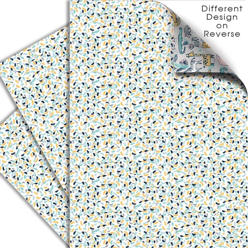 Safari Club Double Sided Gift Wrap Sheets