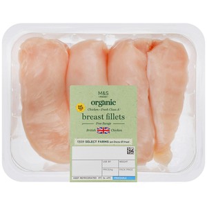 M&S Organic Free Range Mini Chicken Fillets