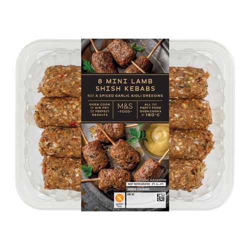 M&S 8 Mini Lamb Shish Kebabs