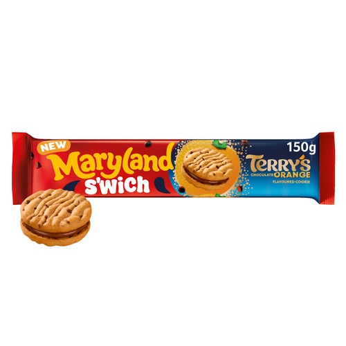 Maryland Cookies S'wich Terry's Chocolate Orange Creme Biscuits