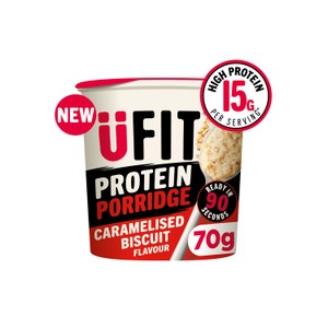 UFIT Protein Caramelised Biscuit Porridge Cereal Pot