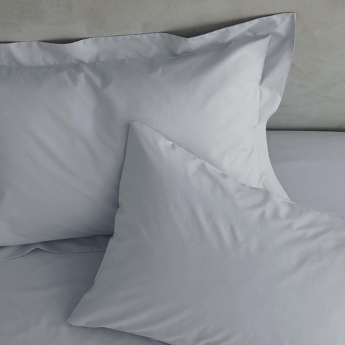 Catherine Lansfield Easy Iron Percale Oxford PIllowcase Pair Grey