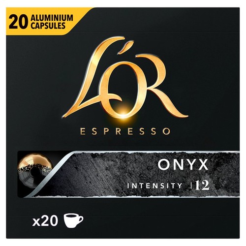 L'OR Onyx Coffee Pods x20 Intensity 12