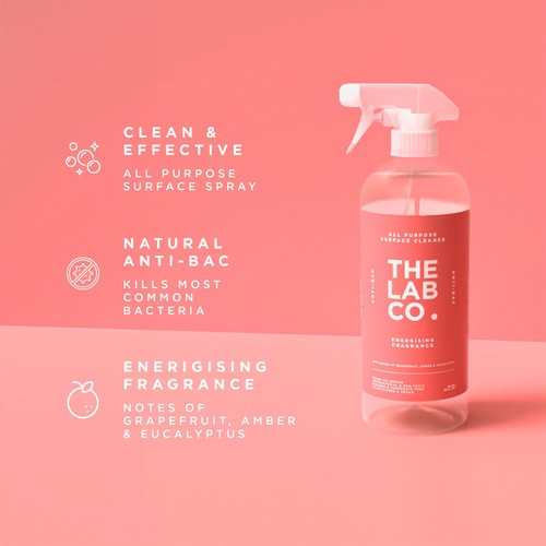 The Lab Co. Energising All Purpose Cleaner Antibacterial