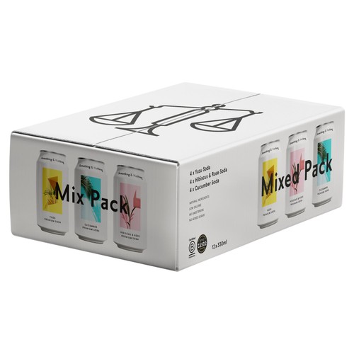 Something & Nothing Mixed Pack Premium Soda