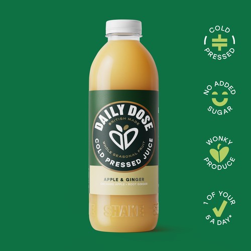 Daily Dose Seasonal Apple & Ginger Juice