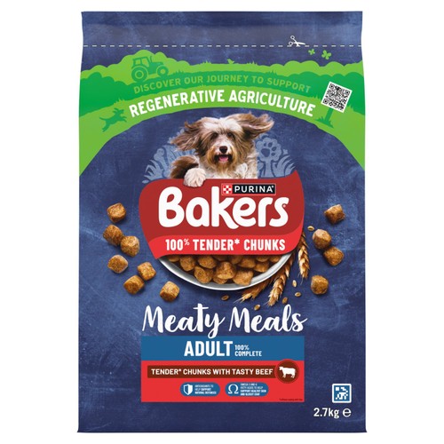 Bakers Meaty Meals Beef Dry Dog Food