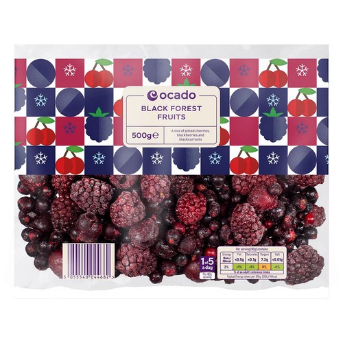 Ocado Frozen Black Forest Fruits