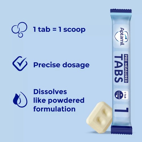 Aptamil 1 First Infant Baby Milk Formula Tabs from Birth 120 Tabs