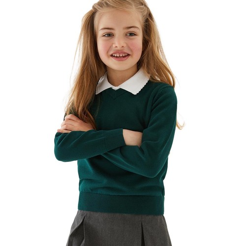 M&S Unisex 2Pk Cotton Jumper with Staynew 13-14