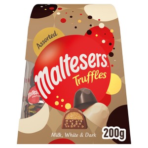 Maltesers Assorted Truffles White, Dark and Milk Chocolate Gift Box