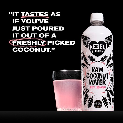 Rebel Kitchen 100% Pure Organic Coconut Water