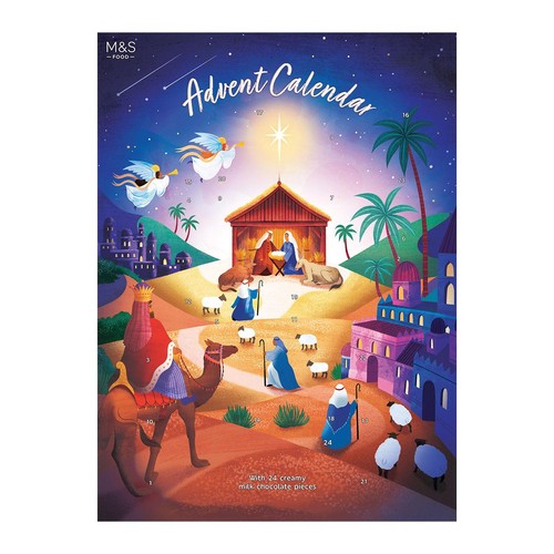 M&S Chocolate Nativity Advent Calendar