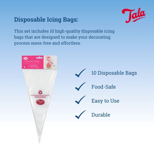 Tala 10 Disposable Recyclable Icing Bags