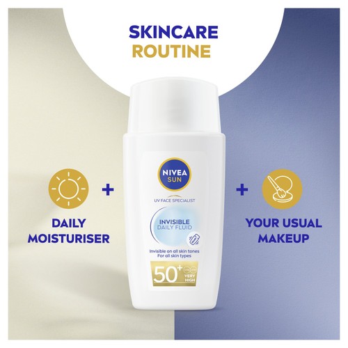 NIVEA SUN UV Face Invisible Daily Fluid SPF 50 Sunscreen