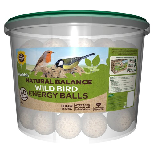 Peckish Natural Balance Energy Suet Fat Balls for Wild Birds