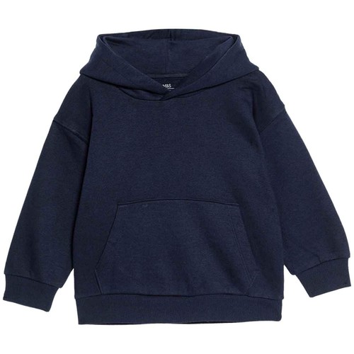 M&S Plain Hoodie, 3-4 Years, Navy