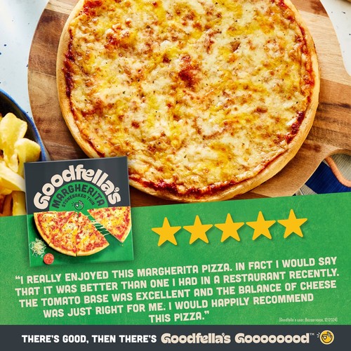 Goodfella's Stonebaked Thin Margherita Cheese Pizza