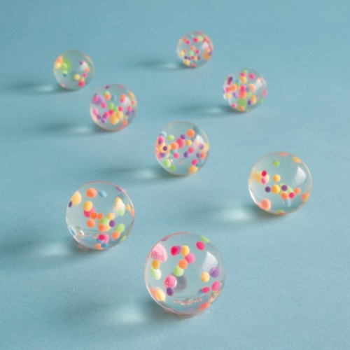 Confetti Filled Bounce Balls Party Bag Toys