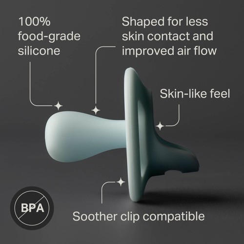 Silicone Soother Tommee Tippee Clear Dummies Tommee Tippee Ultra