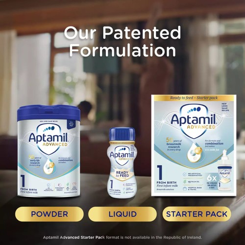 Aptamil Advanced First Infant Baby Milk Formula Liquid from Birth