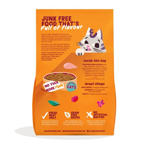 Edgard & Cooper Cat Dry Food Adult Chicken