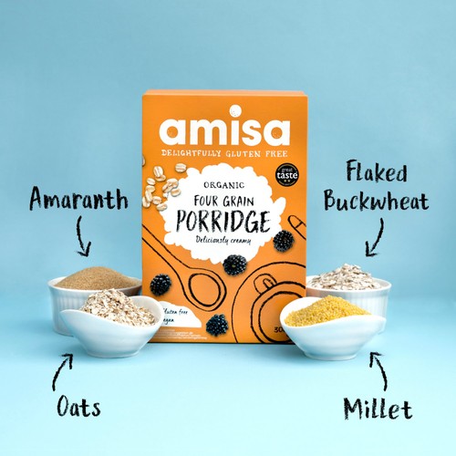 Amisa Organic Gluten Free Four Grain Porridge