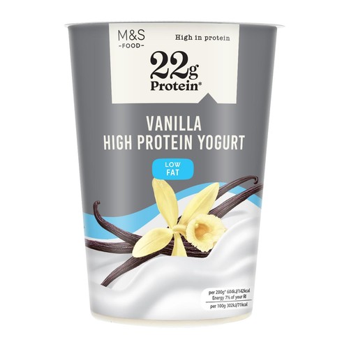 M&S Vanilla High Protein Yogurt