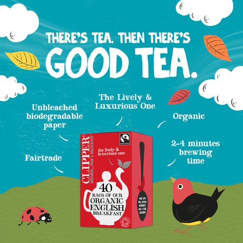 Clipper Organic & Fairtrade English Breakfast Tea