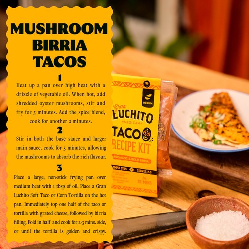 Gran Luchito 'Aromatic &  Bold' Easy Birria Taco Recipe Kit
