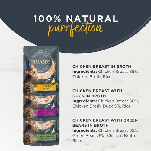 Encore Cat Broth Pouch Chicken Selection
