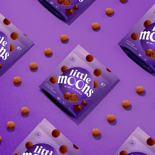 Little Moons Mini Moons Malted Chocolate Mochi Cheesecake Frozen Snack