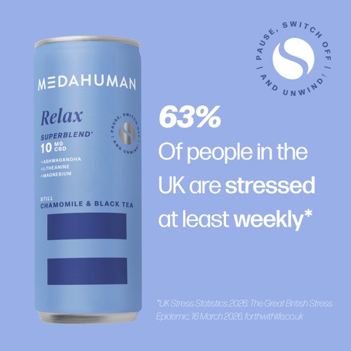 Medahuman Relax CBD Drink Chamomile & Black Tea