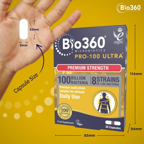Bio360 Pro-100 Ultra Capsules from Natures Aid