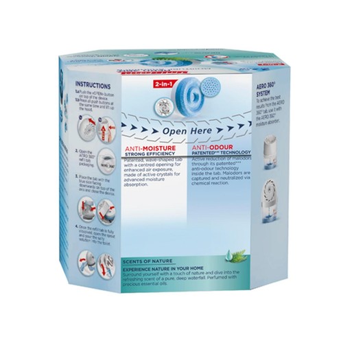 Unibond AERO 360 Waterfall Freshness Refills