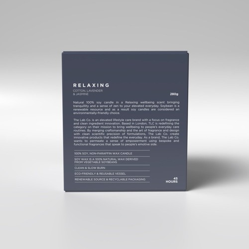 The Lab Co. Relaxing Ceramic Boxed Candle