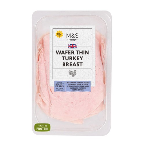 M&S British Wafer Thin Turkey Breast Slices