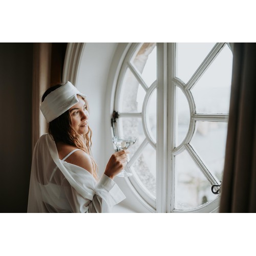 Silk Addict 100% Mulberry Sleep Mask, Ivory
