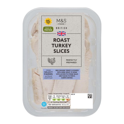 M&S British Roast Turkey 4 Slices