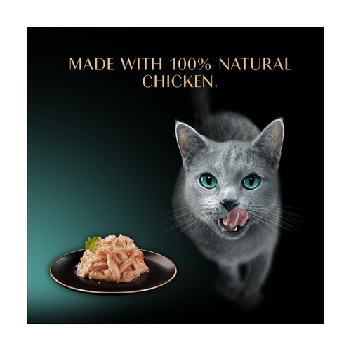 Sheba Fillets Cat Food Tray with Chicken in Gravy
