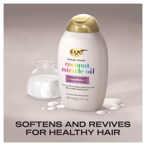 OGX Damage Remedy+ Coconut Oil Extra Strength pH Balanced Conditioner