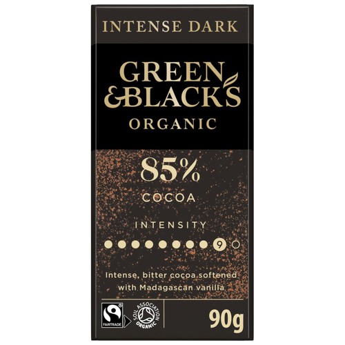 Green & Black's Organic 85% Dark Chocolate Bar