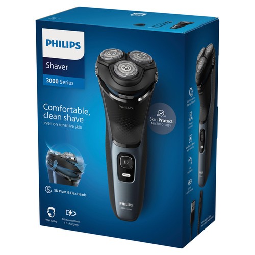Philips Wet & Dry Electric Shaver Series 3000 
