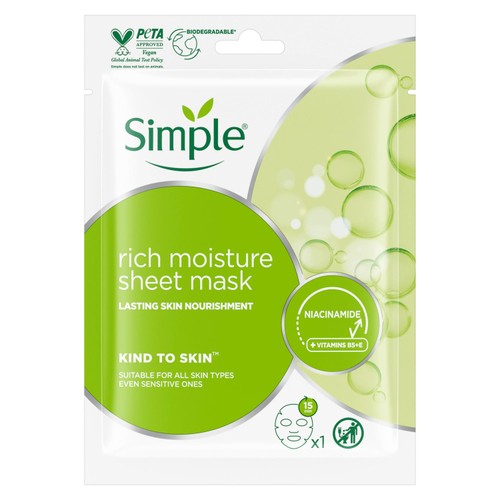 Simple Rich Moisture Sheet Mask