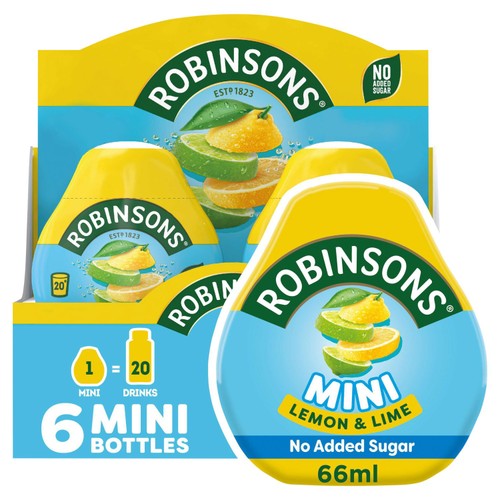 Robinsons Mini Lemon & Lime No Added Sugar