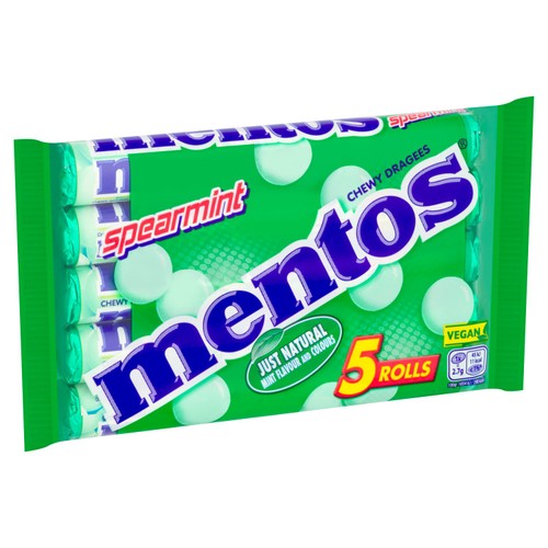 Mentos Chewy Spearmint Sweets Multipack 
