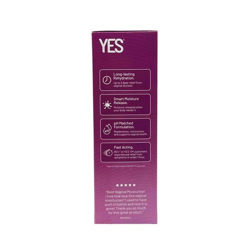 YES VM Organic Vaginal Moisturiser Applicators