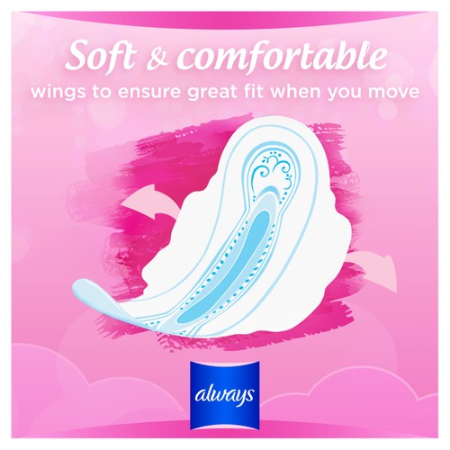 Always Sanitary Towels Sensitive Long (Size 2) Wings