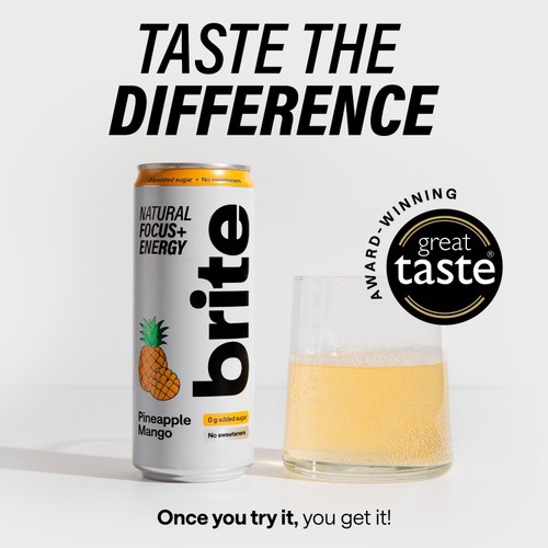 Brite Natural Focus, Energy Pineapple Mango
